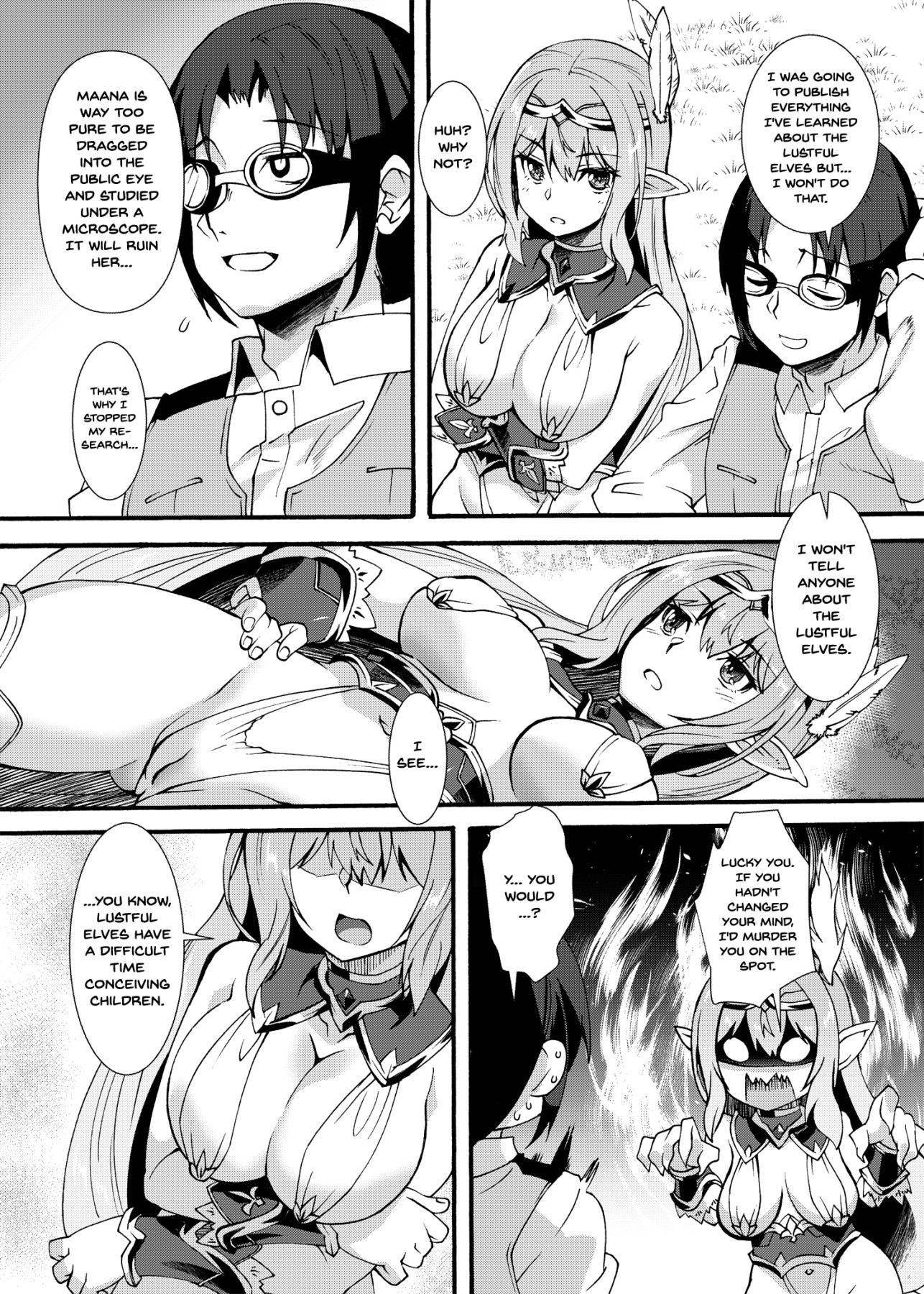 Hentai Manga Comic-Lewd Elf Tanbouki 2-Read-5